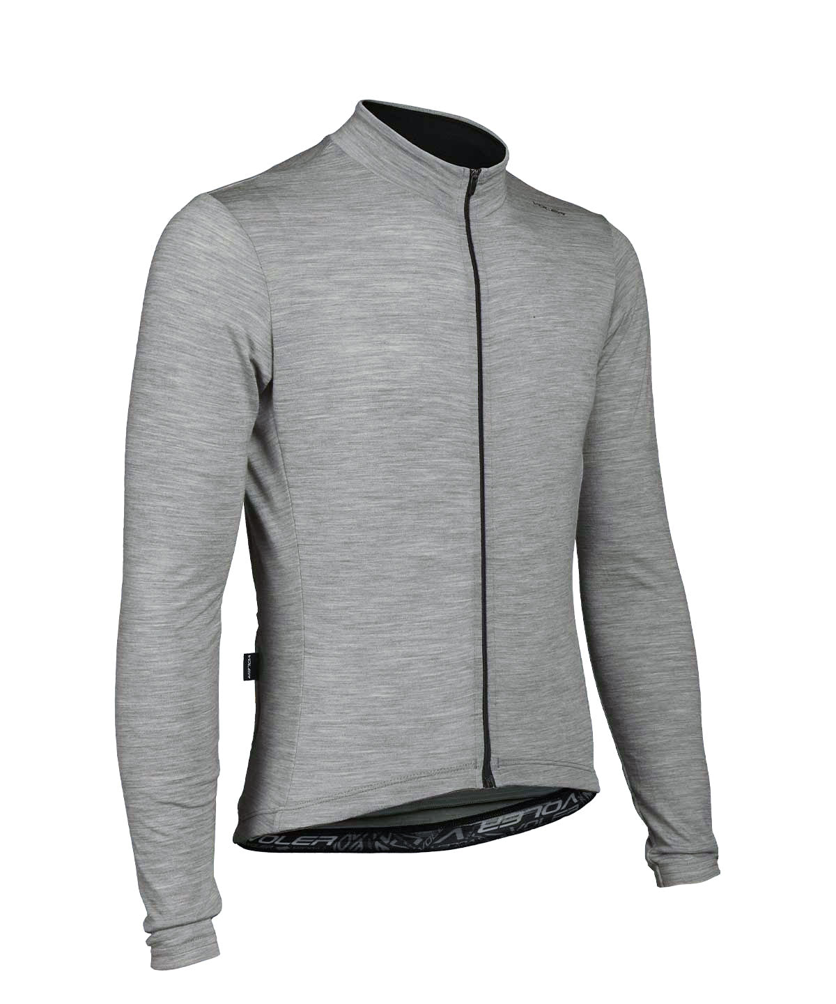 M. MIDWEIGHT MERINO LS JERSEY - HEATHER GREY