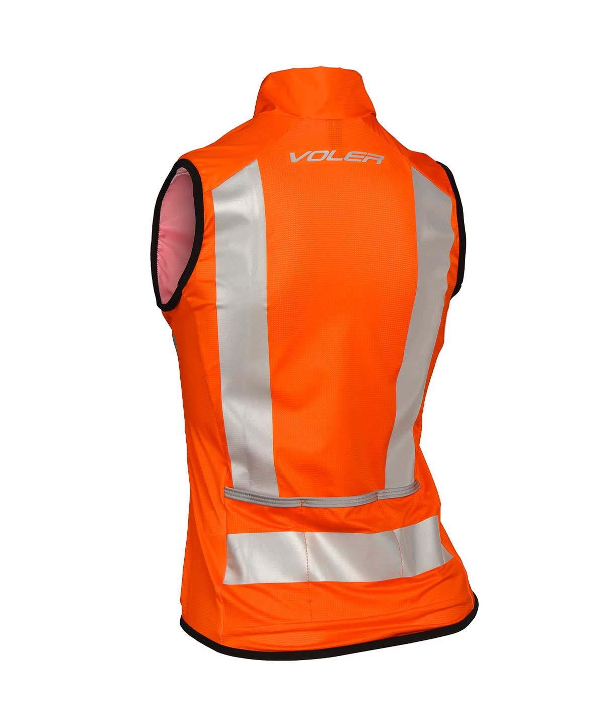 Cycling High Visibility Safety Vest - Neon Orange