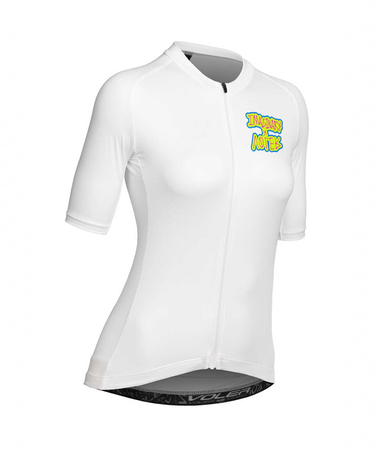 Maillot ciclismo Mujer Ale corto PRR Butterfly Blanco