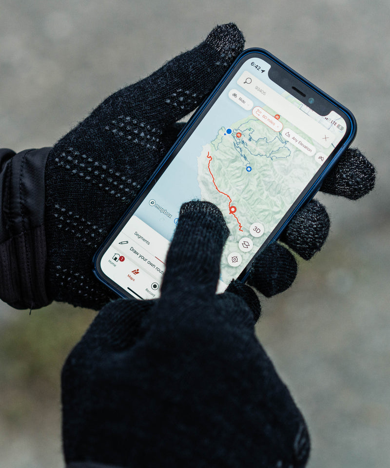 MERINO GLOVES WITH TOUCHSCREEN FINGERS