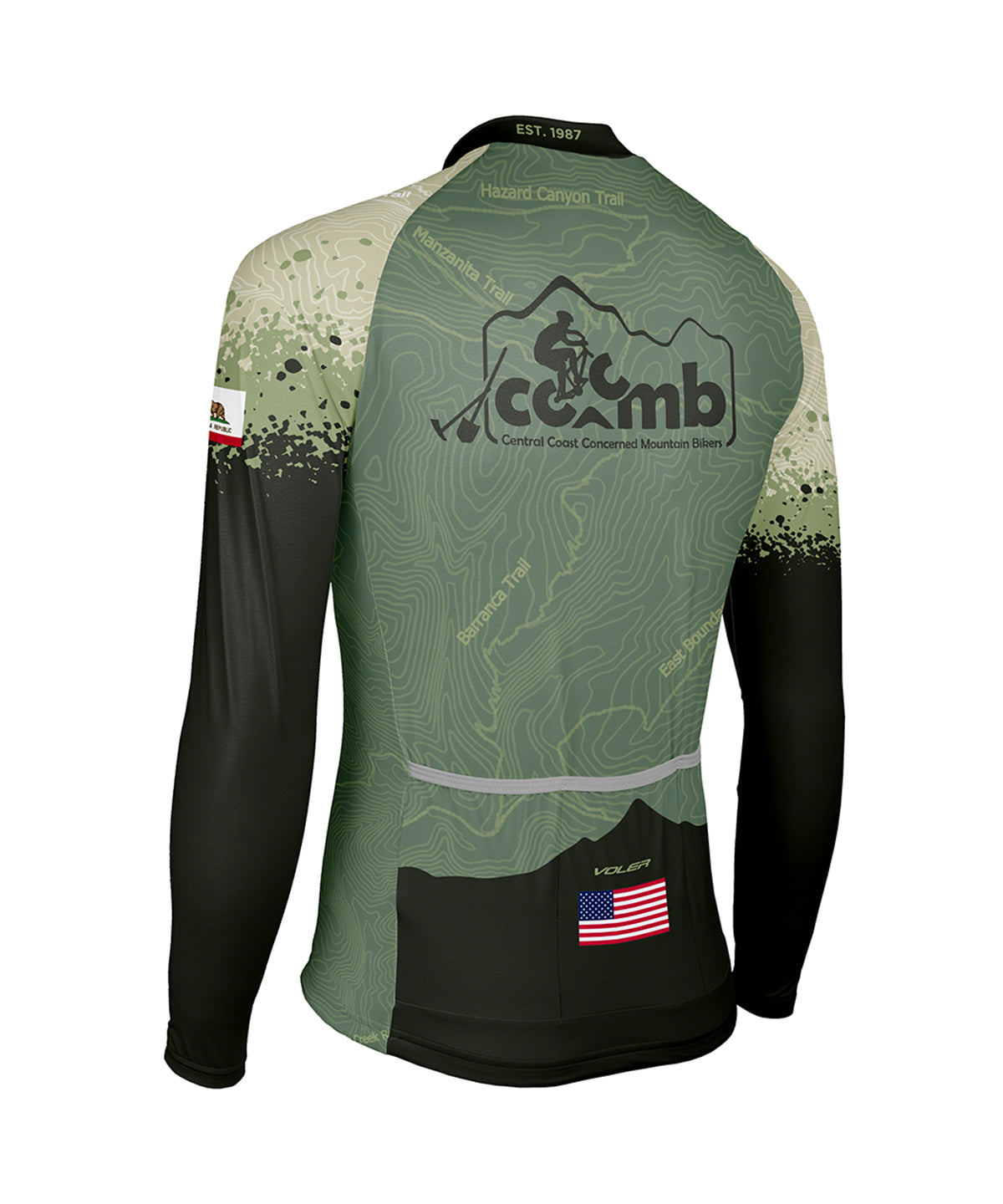 M. PELOTON COASTAL LS JERSEY - 3CMB