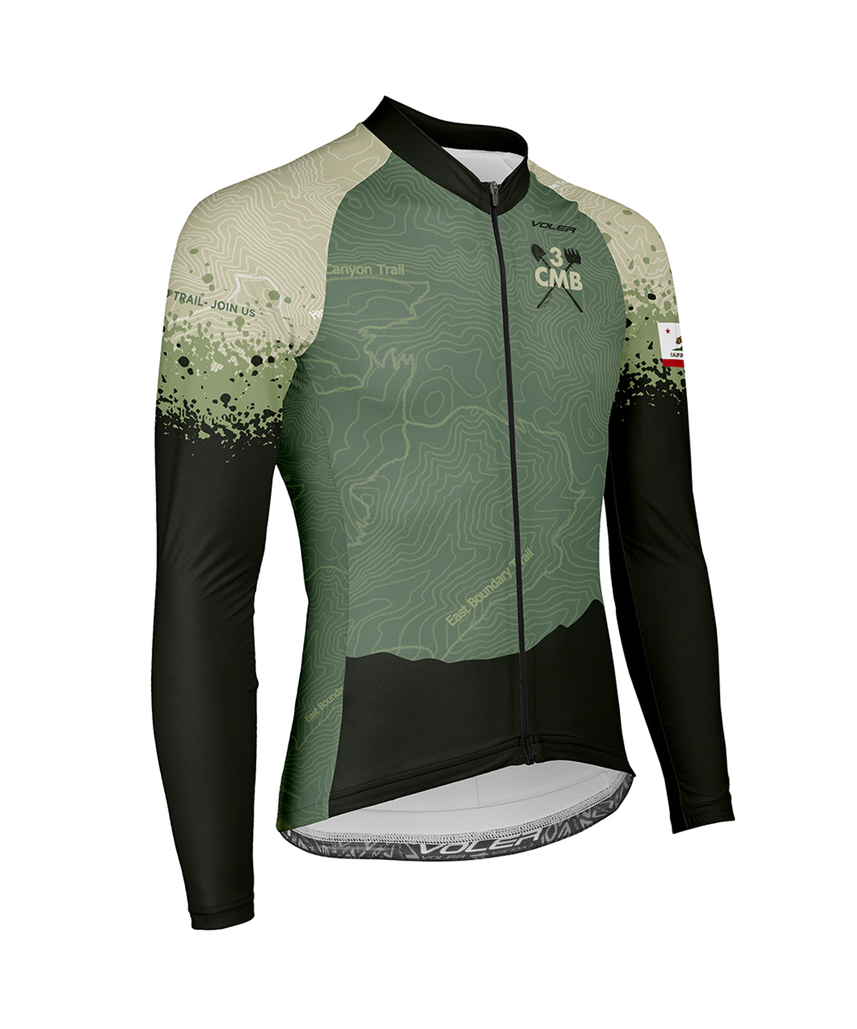 M. PELOTON COASTAL LS JERSEY - 3CMB