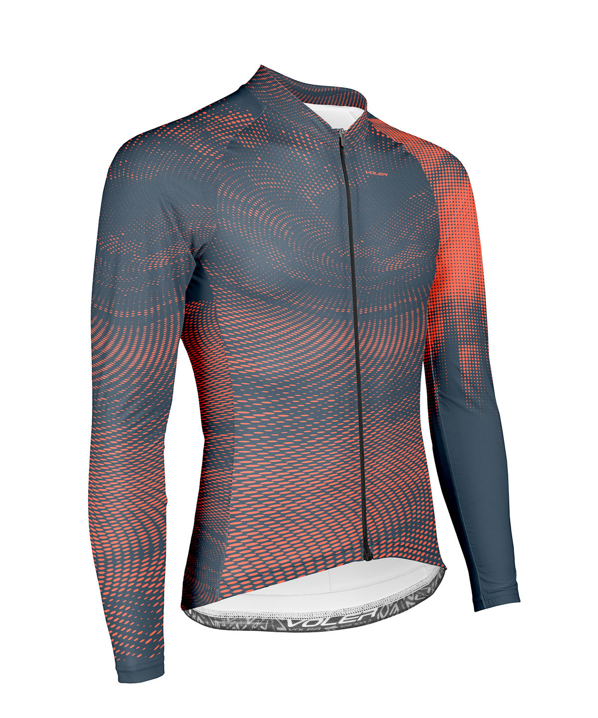 M. PELOTON COASTAL LS JERSEY - REVERB - Voler - SLATE AND GRAPEFRUIT - 1T101ZLSLA