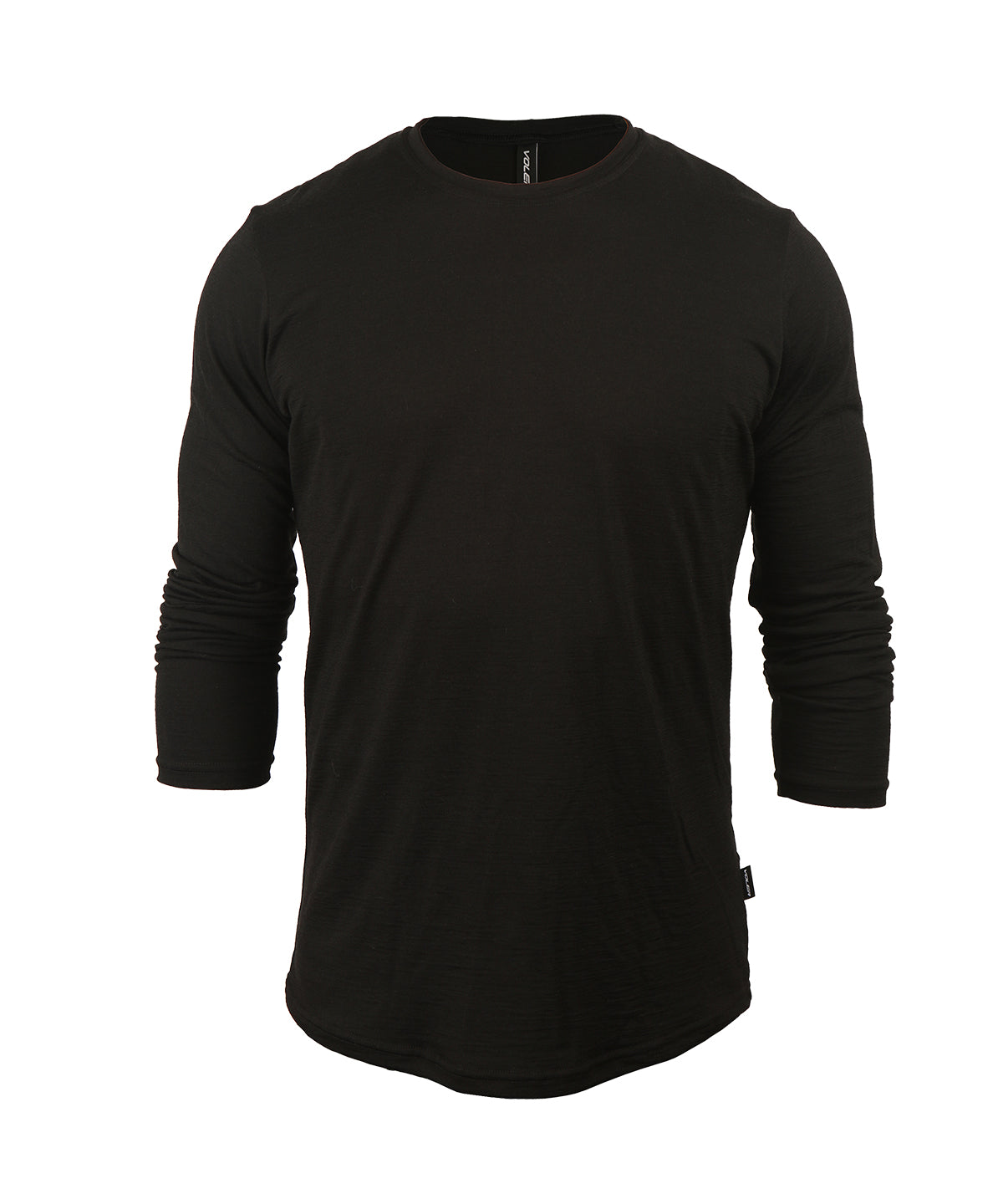 M. LIGHTWEIGHT MERINO LS TEE - BLACK