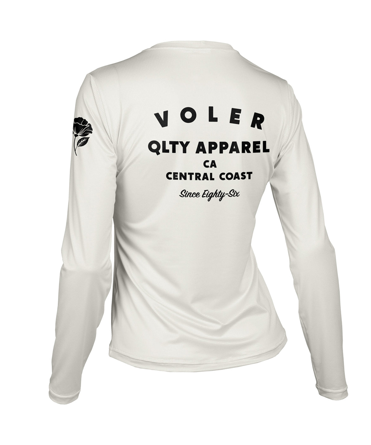 W. ENDURANCE AIR LS TEE - QLTY APPAREL - Voler - BLACK - 1T201ZOBLK