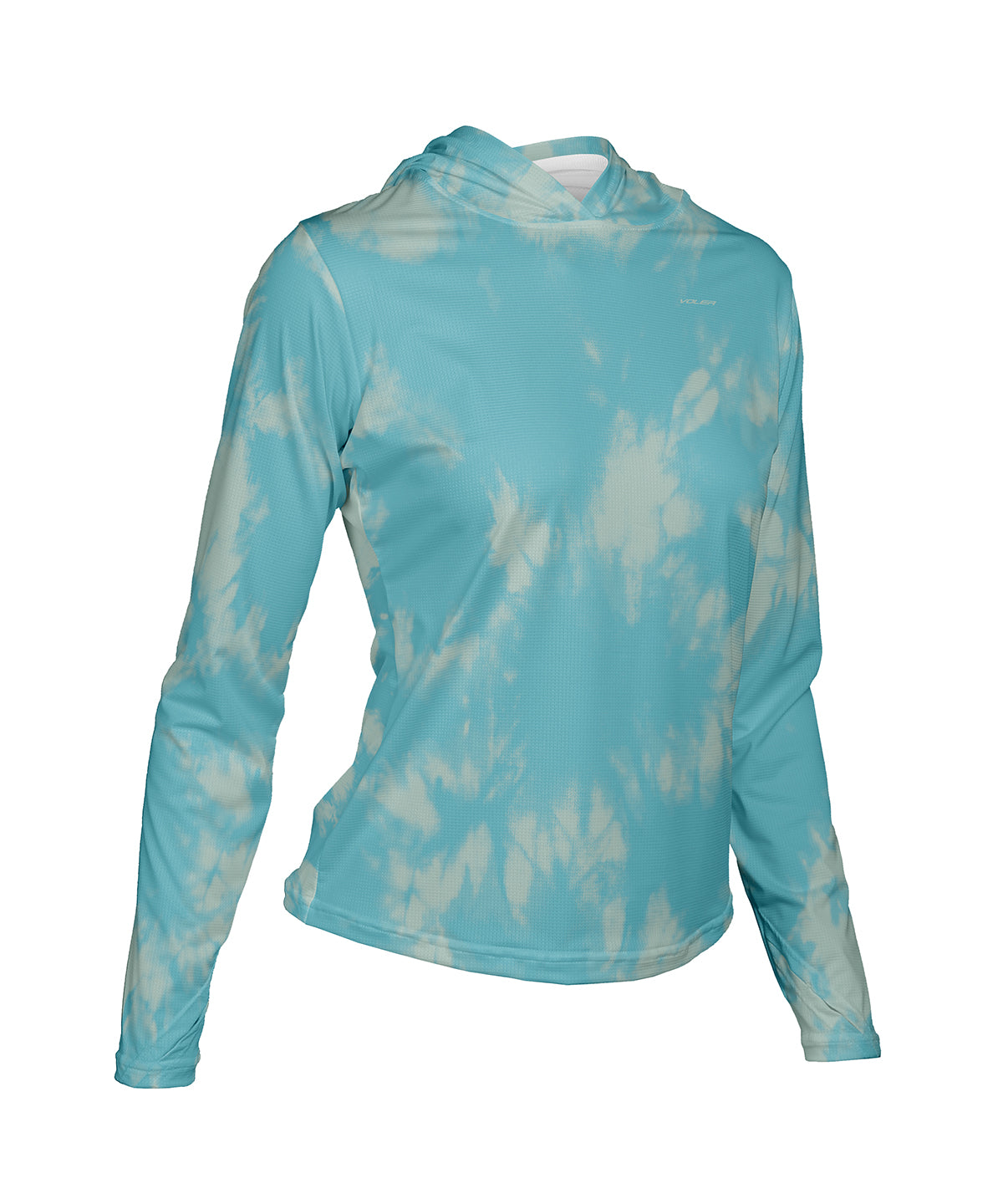 W. ENDURANCE AIR SUN HOODIE - TIE DYE - Voler - MALIBU - 1T201Z5MAL