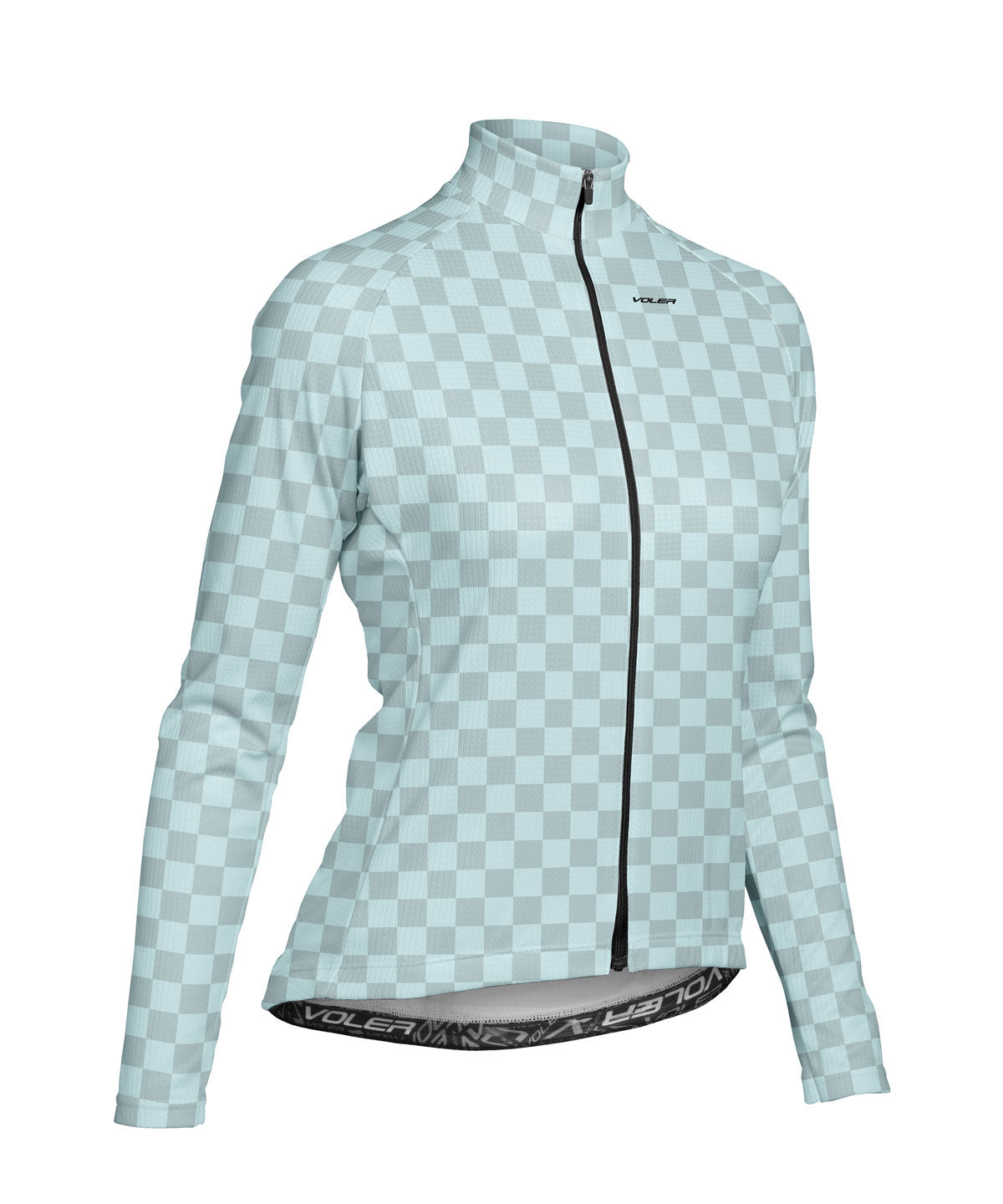 W. PELOTON THERMAL JERSEY - CHECKERS