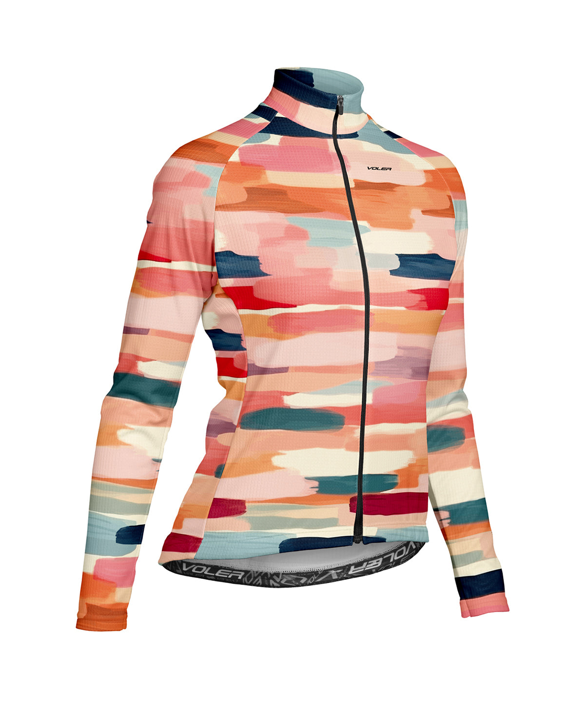 W. PELOTON THERMAL JERSEY - PAINT BRUSH - Voler - DUSTY CLAY - 1T201ZJDCL