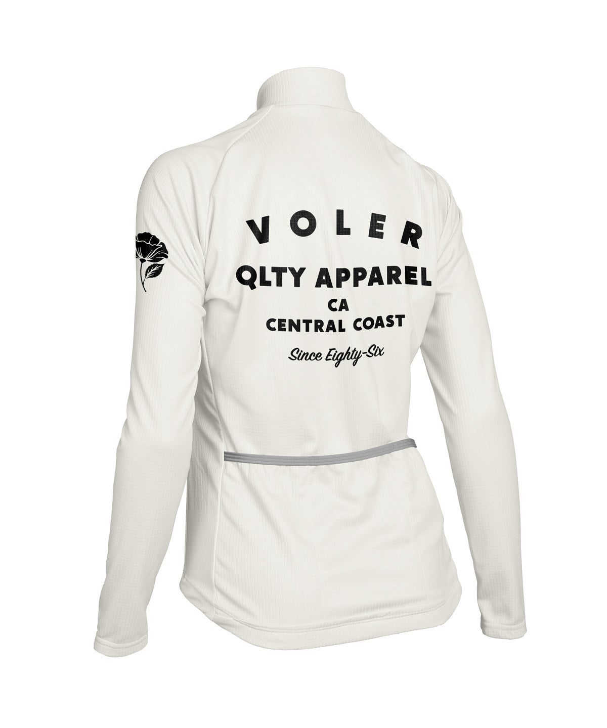 W. PELOTON THERMAL JERSEY - QLTY APPAREL - Voler - BLACK - 1T201ZPBLK