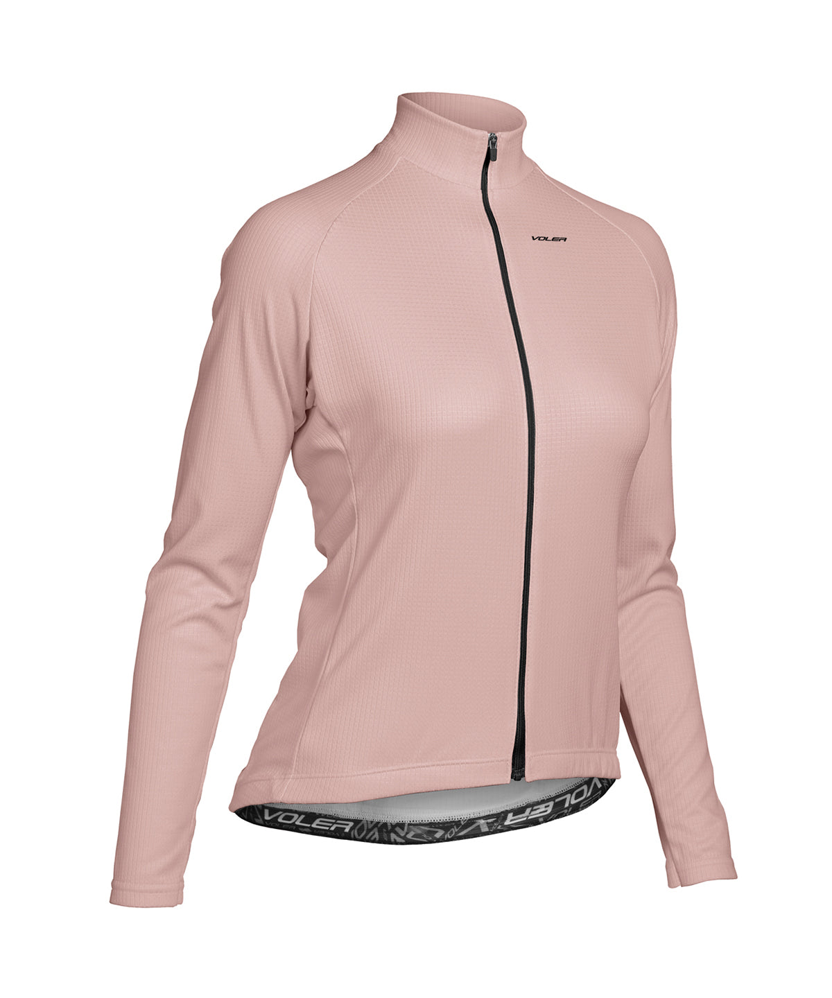 W. PELOTON THERMAL JERSEY - SOLID - Voler - DUSTY ROSE - 1T201ZFDTR