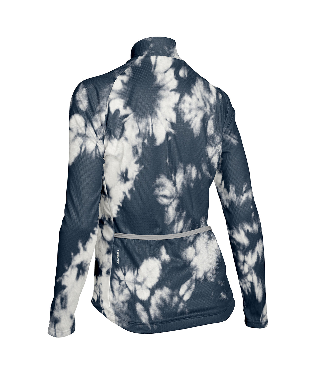 W. PELOTON THERMAL JERSEY - TIE DYE - Voler - GUNMETAL BLUE - 1T201ZTGUN