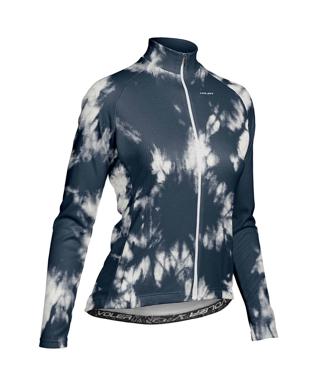 W. PELOTON THERMAL JERSEY - TIE DYE - Voler - SALT - 1T201ZTSLT