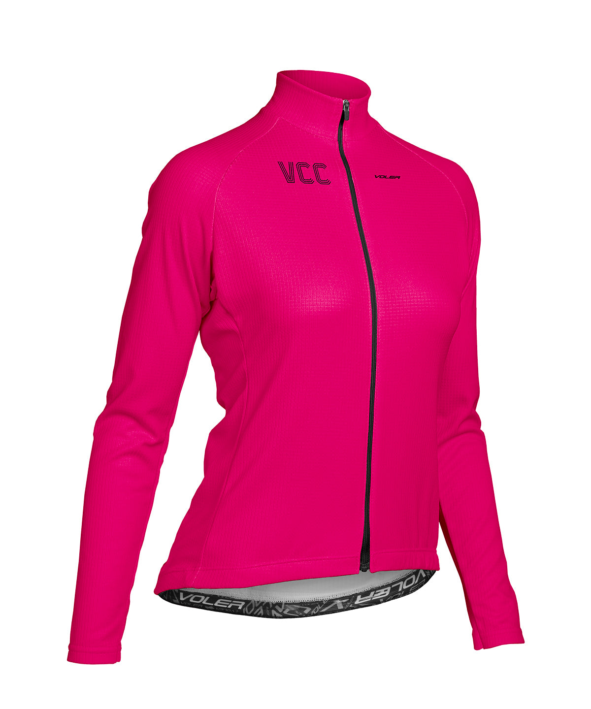 W. PELOTON THERMAL JERSEY - VOLER CYCLING CLUB - Voler - HYPER PINK - 