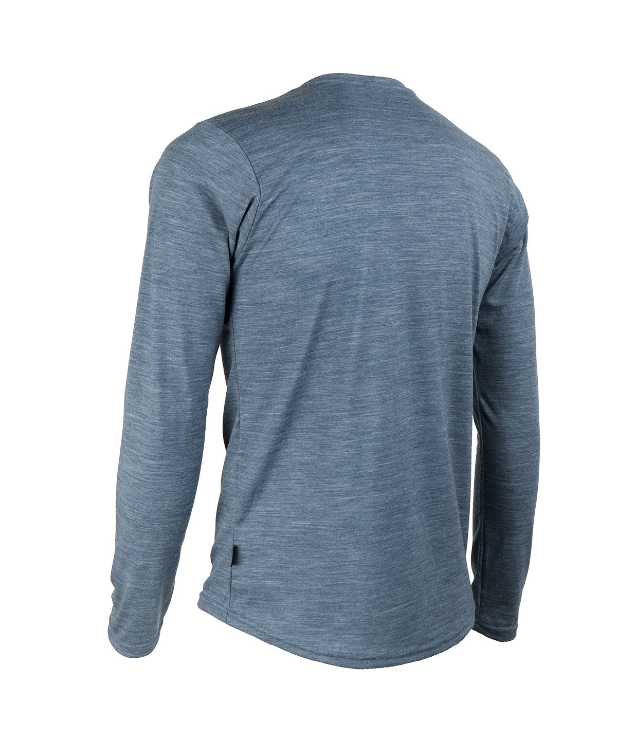 M. LIGHTWEIGHT MERINO LS TEE - SLATE HEATHER