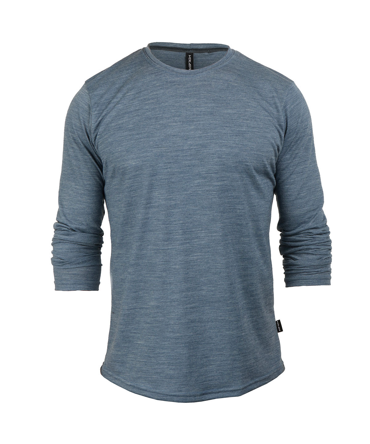 M. LIGHTWEIGHT MERINO LS TEE - SLATE HEATHER