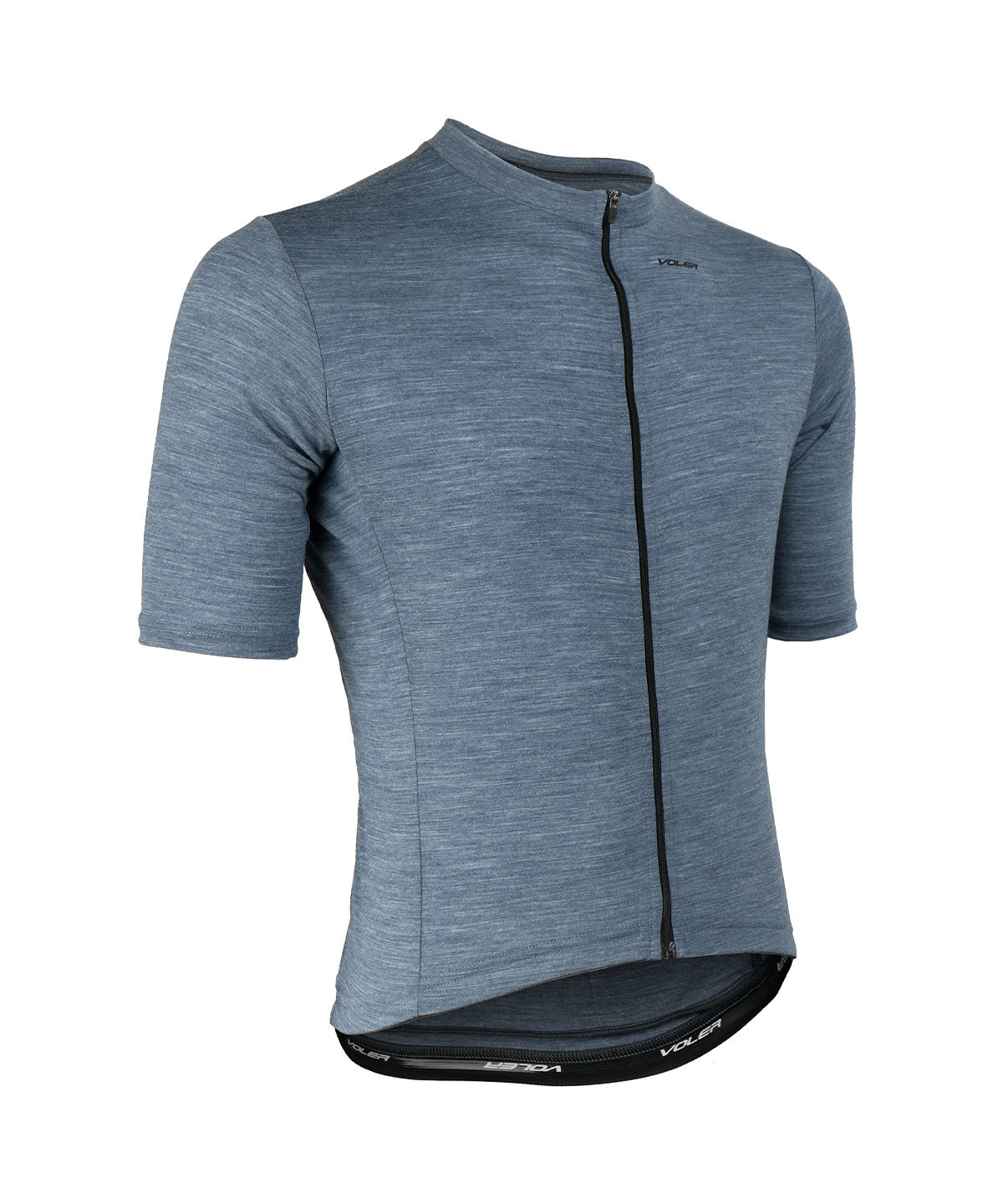 M. LIGHTWEIGHT MERINO JERSEY - SLATE HEATHER - Voler - XSM - 1010N52SLH