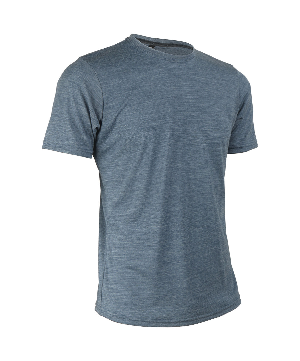 M. LIGHTWEIGHT MERINO TEE - SLATE HEATHER