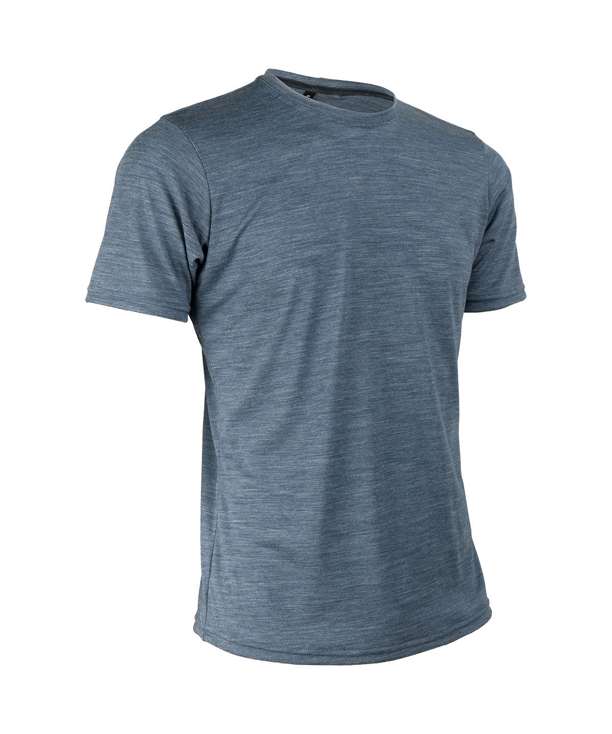M. LIGHTWEIGHT MERINO TEE - SLATE HEATHER