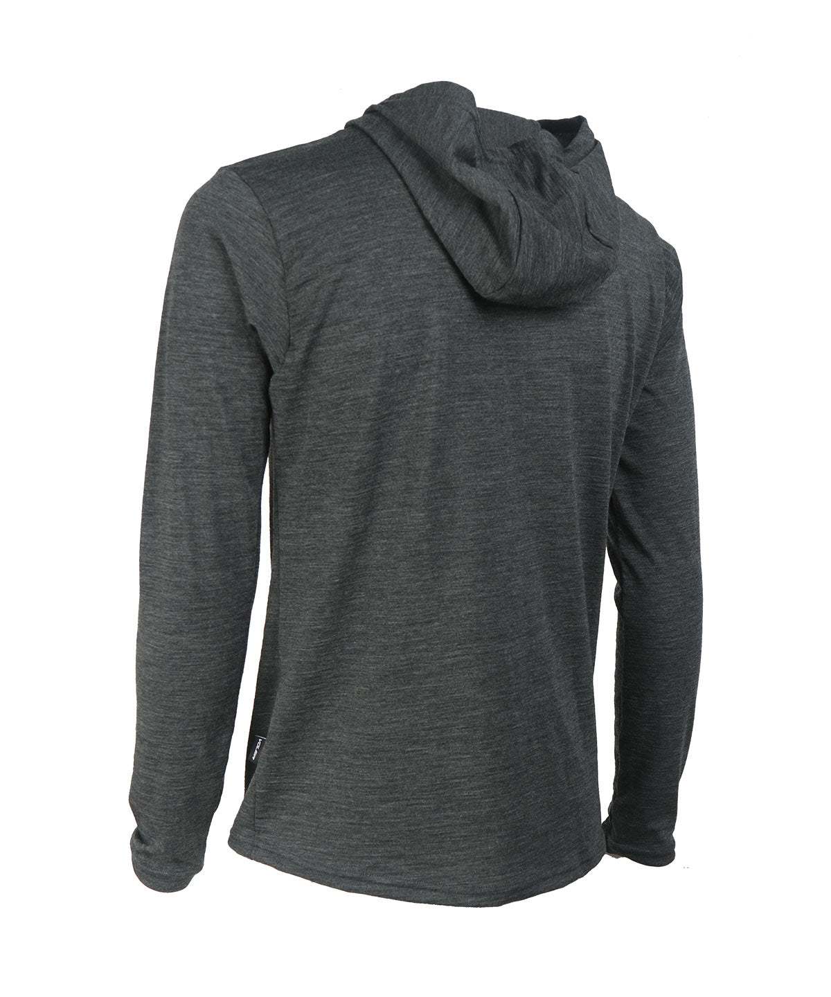M. MIDWEIGHT MERINO HOODIE - CHARCOAL HEATHER - Voler - SML - 1010N69CHH