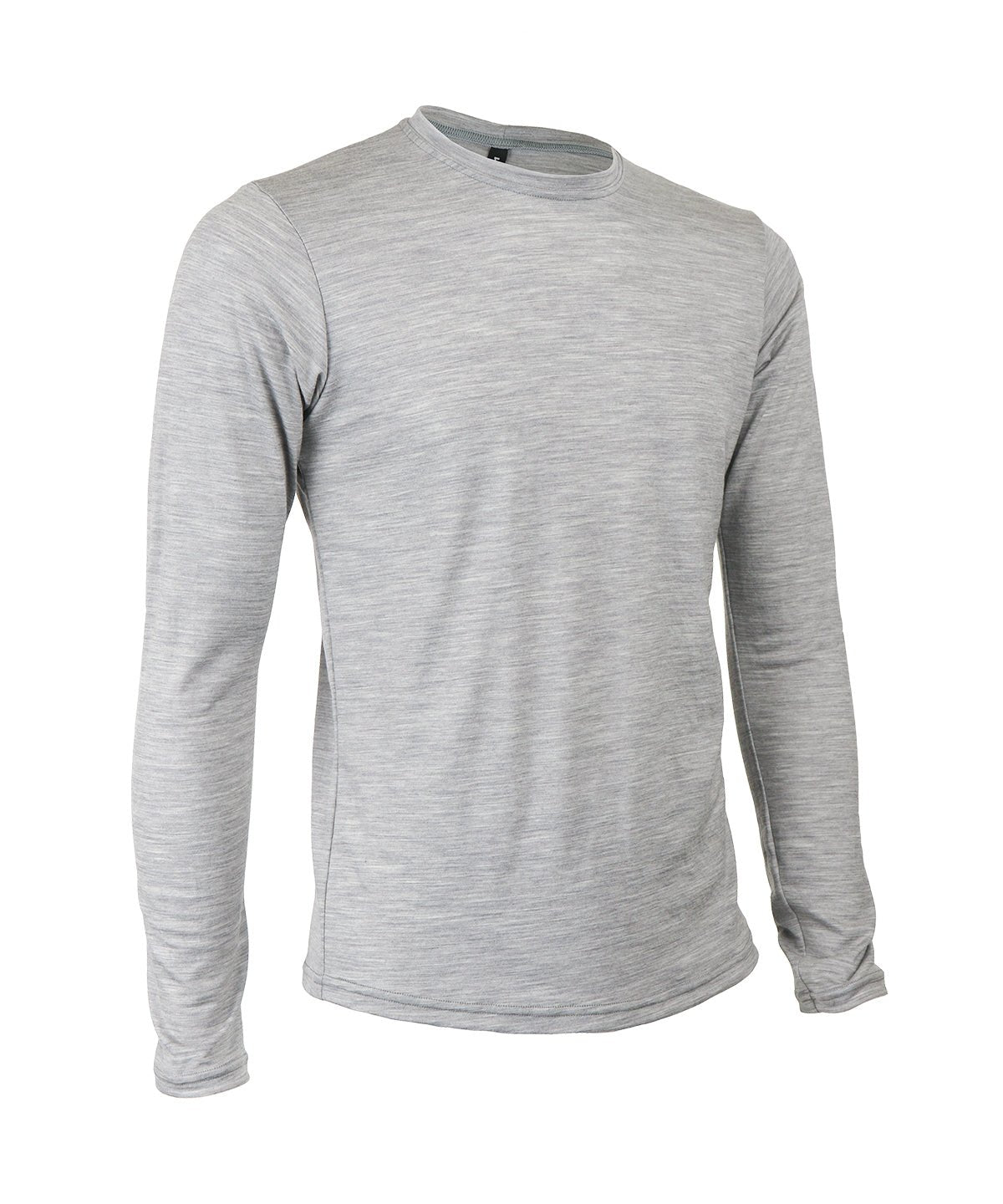 M. LIGHTWEIGHT MERINO LS TEE - GREY HEATHER - Voler - XSM - 1010N67GRH