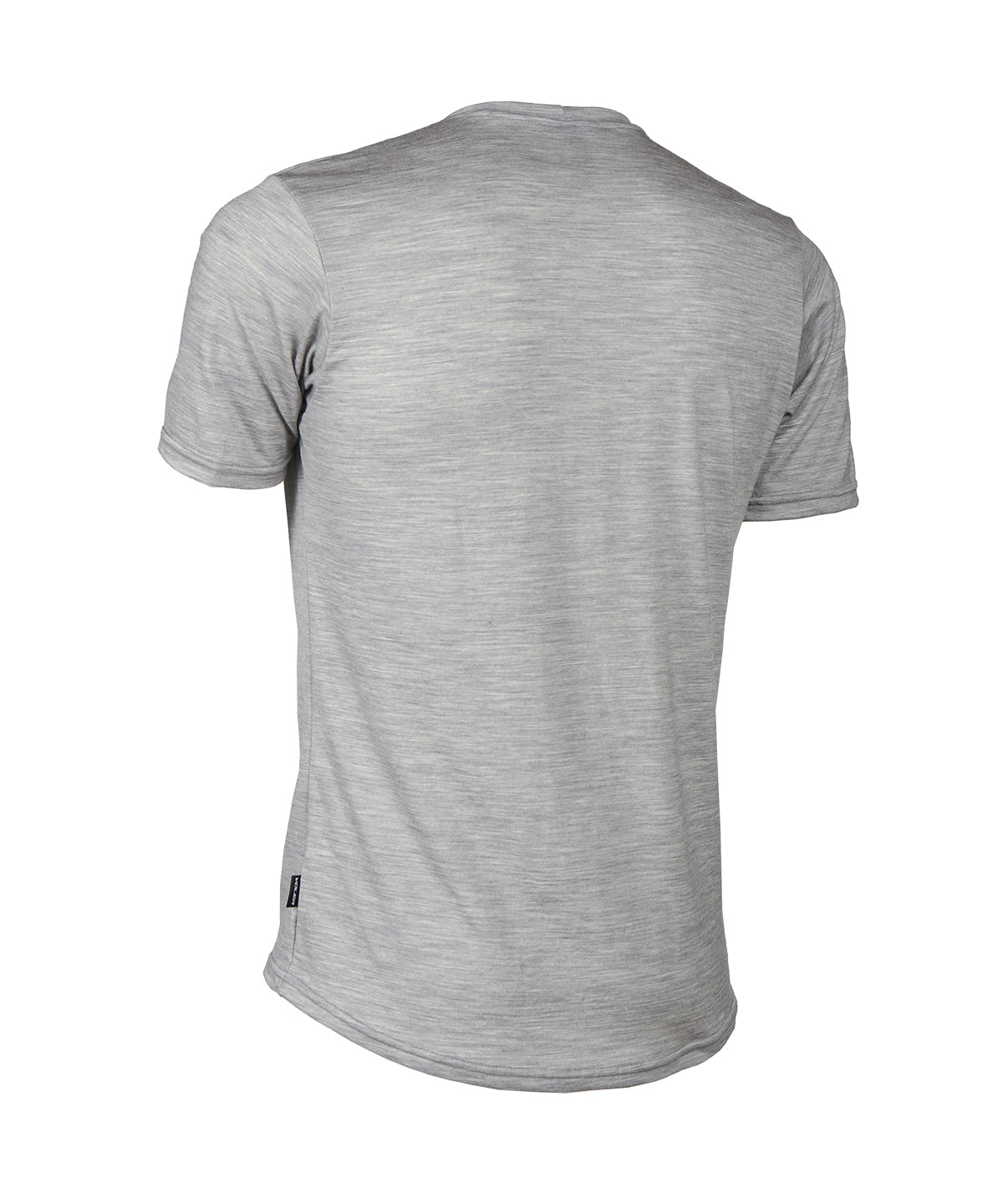 M. LIGHTWEIGHT MERINO TEE - GREY HEATHER