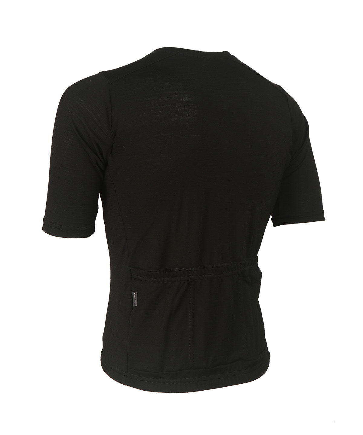 M. LIGHTWEIGHT MERINO ZIPPERLESS JERSEY - BLACK
