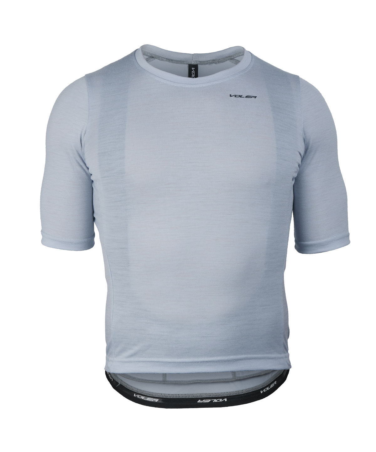 M. LIGHTWEIGHT MERINO ZIPPERLESS JERSEY - Voler - DUSTY BLUE - 1010N23DBL