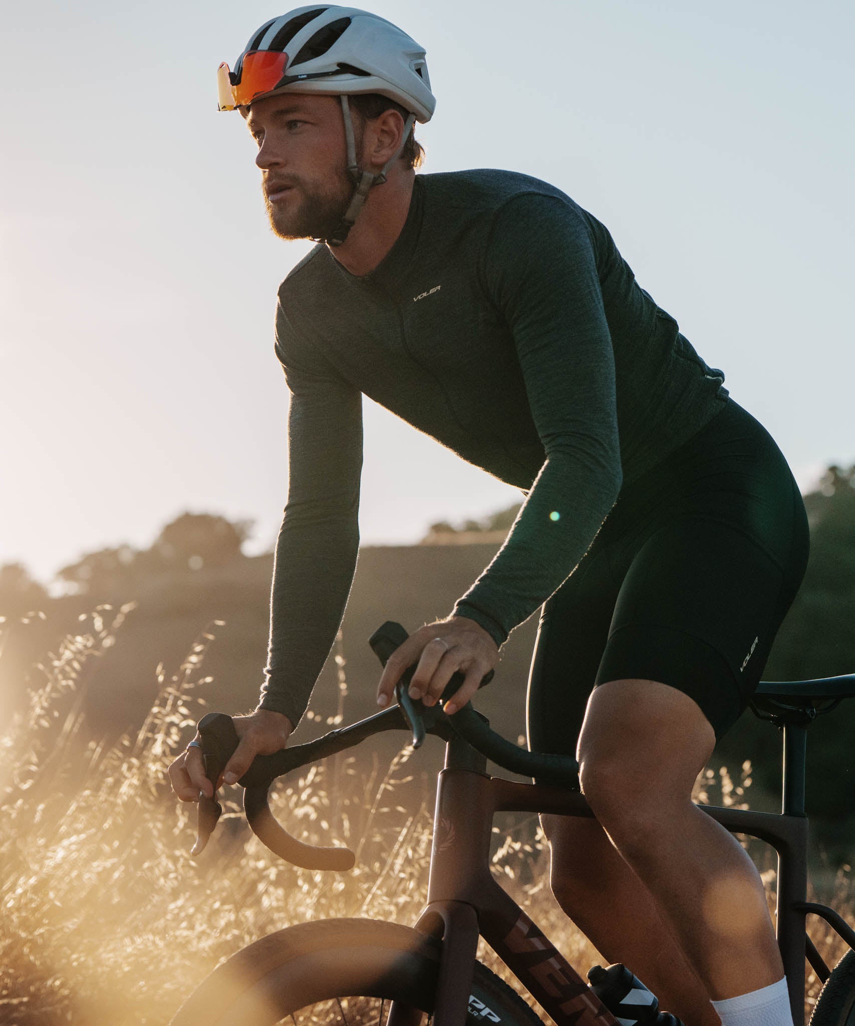 M. MIDWEIGHT MERINO LS JERSEY - CHARCOAL HEATHER - Voler - CHARCOAL HEATHER - 1010N68CHH