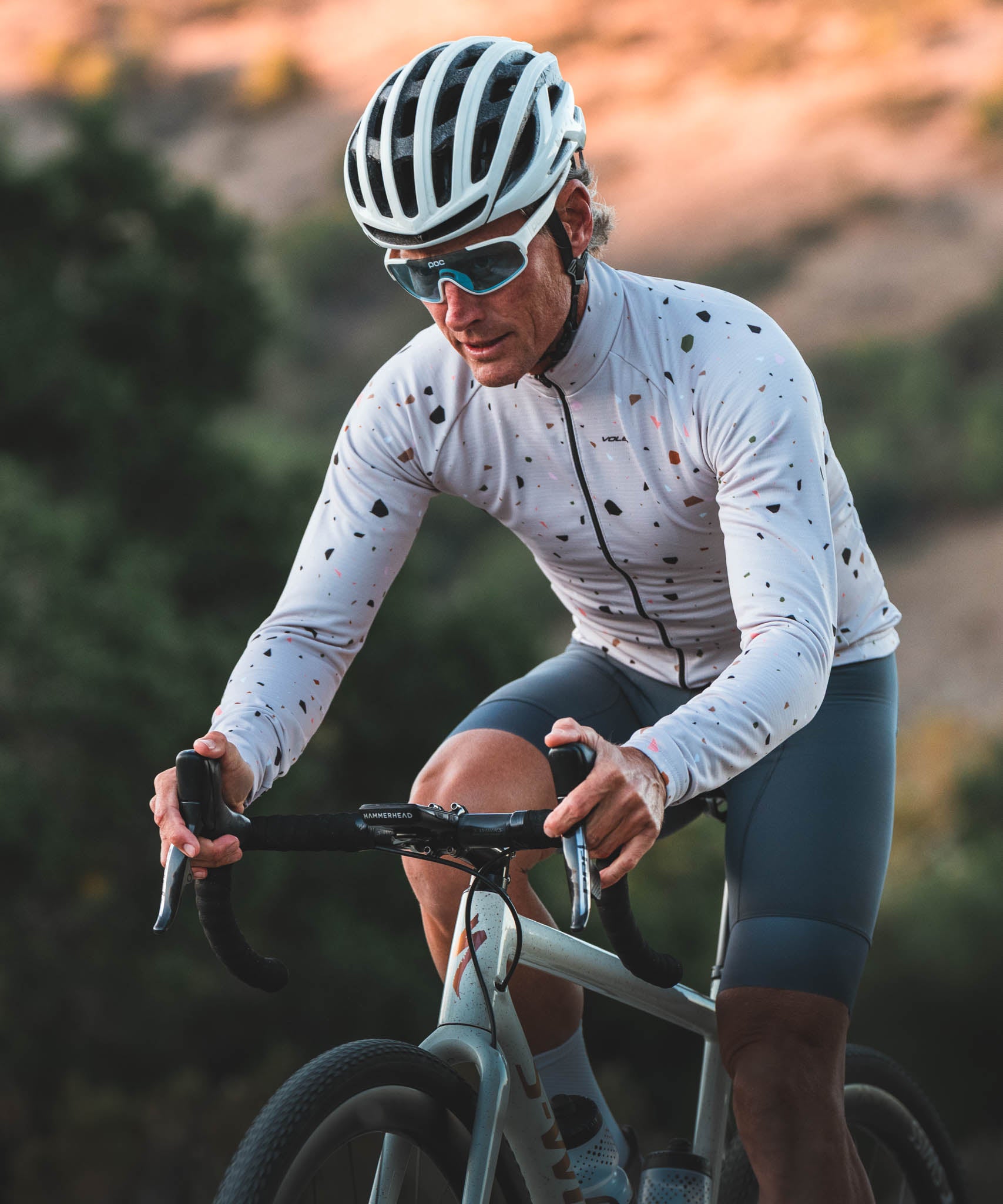 M. PELOTON THERMAL JERSEY - TERRAZZO