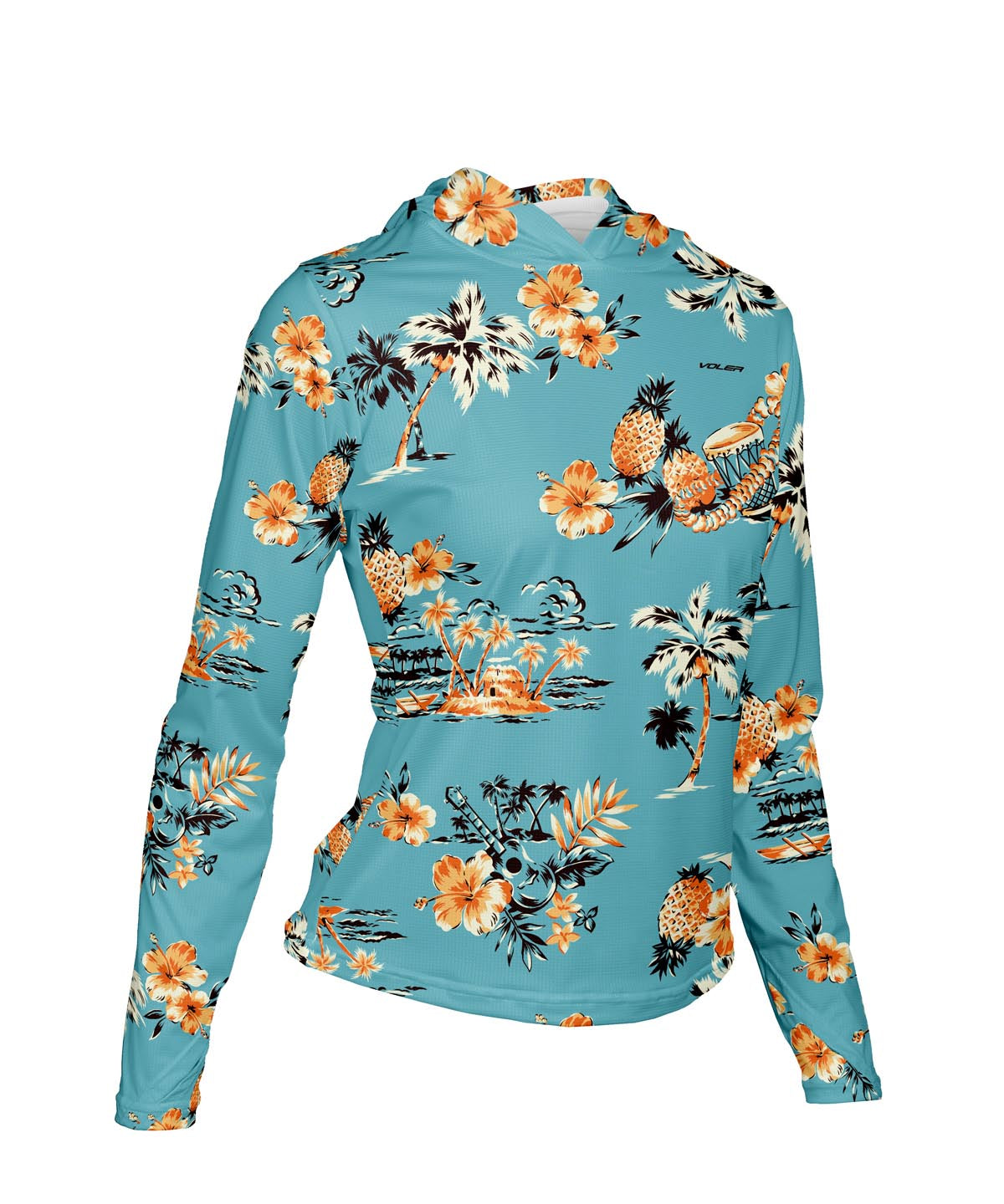 W. ENDURANCE AIR SUN HOODIE - LOTO BLANCO