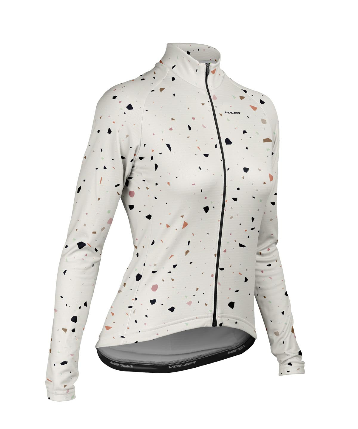 W. PELOTON THERMAL JERSEY - TERRAZZO