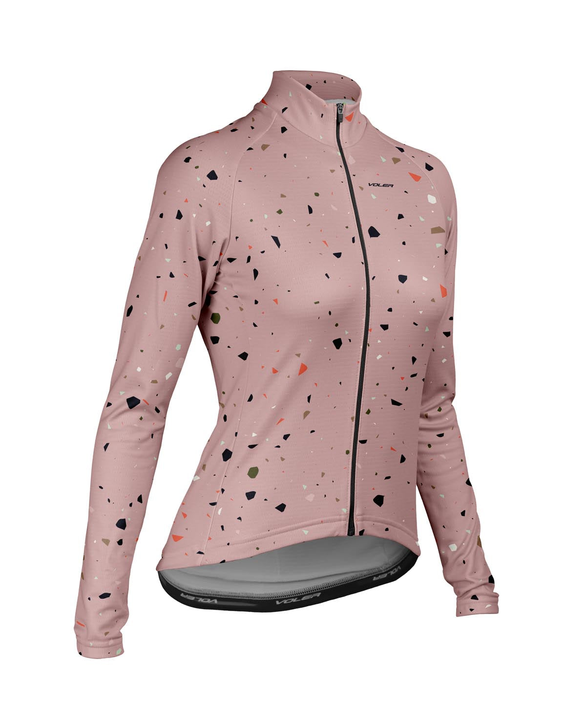 W. PELOTON THERMAL JERSEY - TERRAZZO