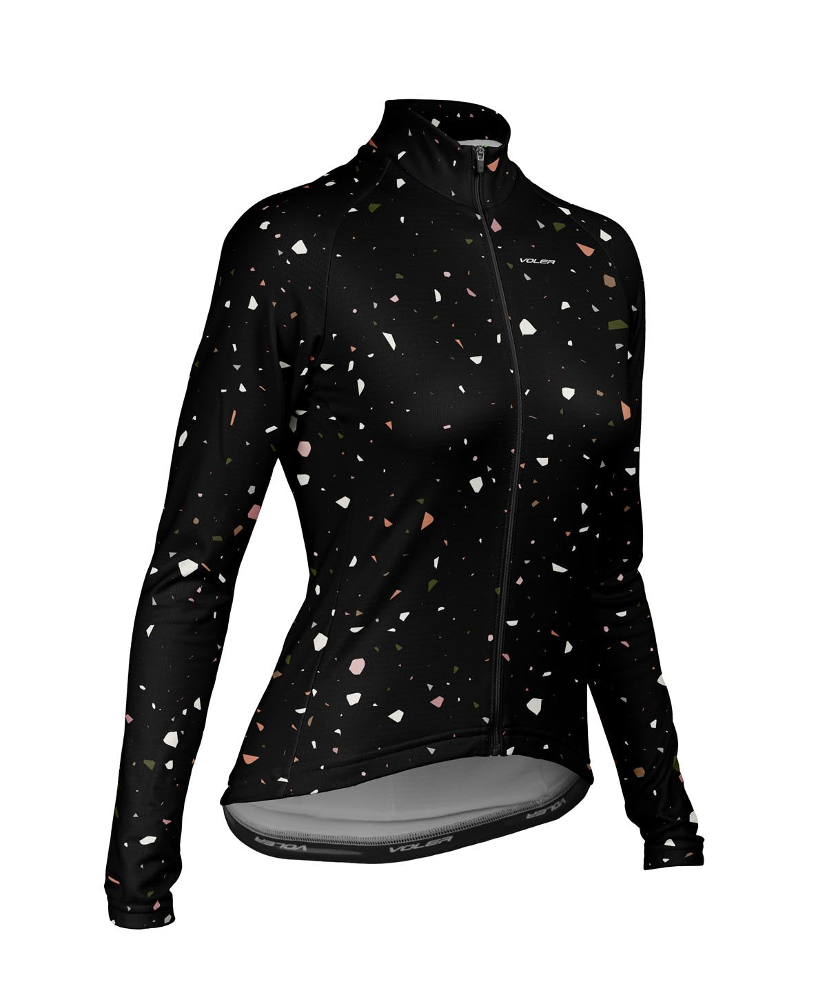 W. PELOTON THERMAL JERSEY - TERRAZZO