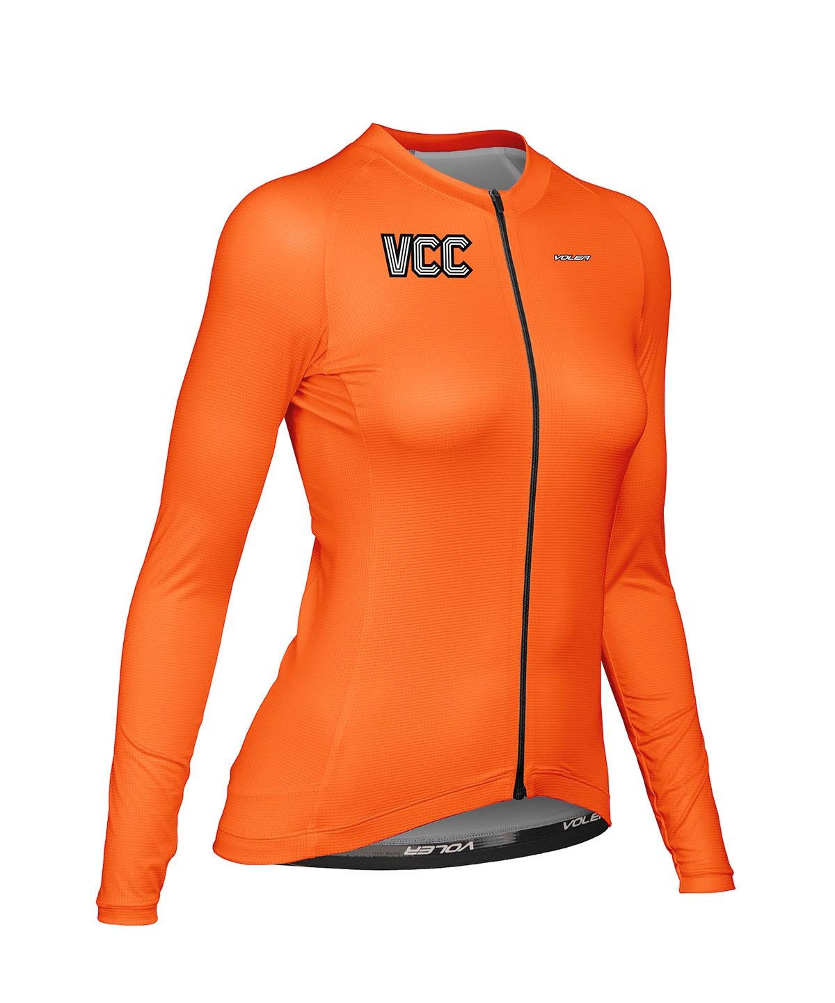 W. VELOCITY AIR LS JERSEY - VOELR CYCLING CLUB - Voler - SPIKED APRICOT - 