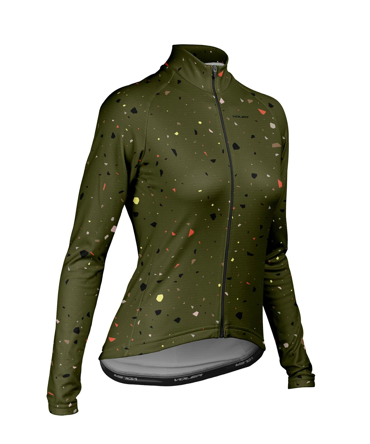 W. PELOTON THERMAL JERSEY - TERRAZZO