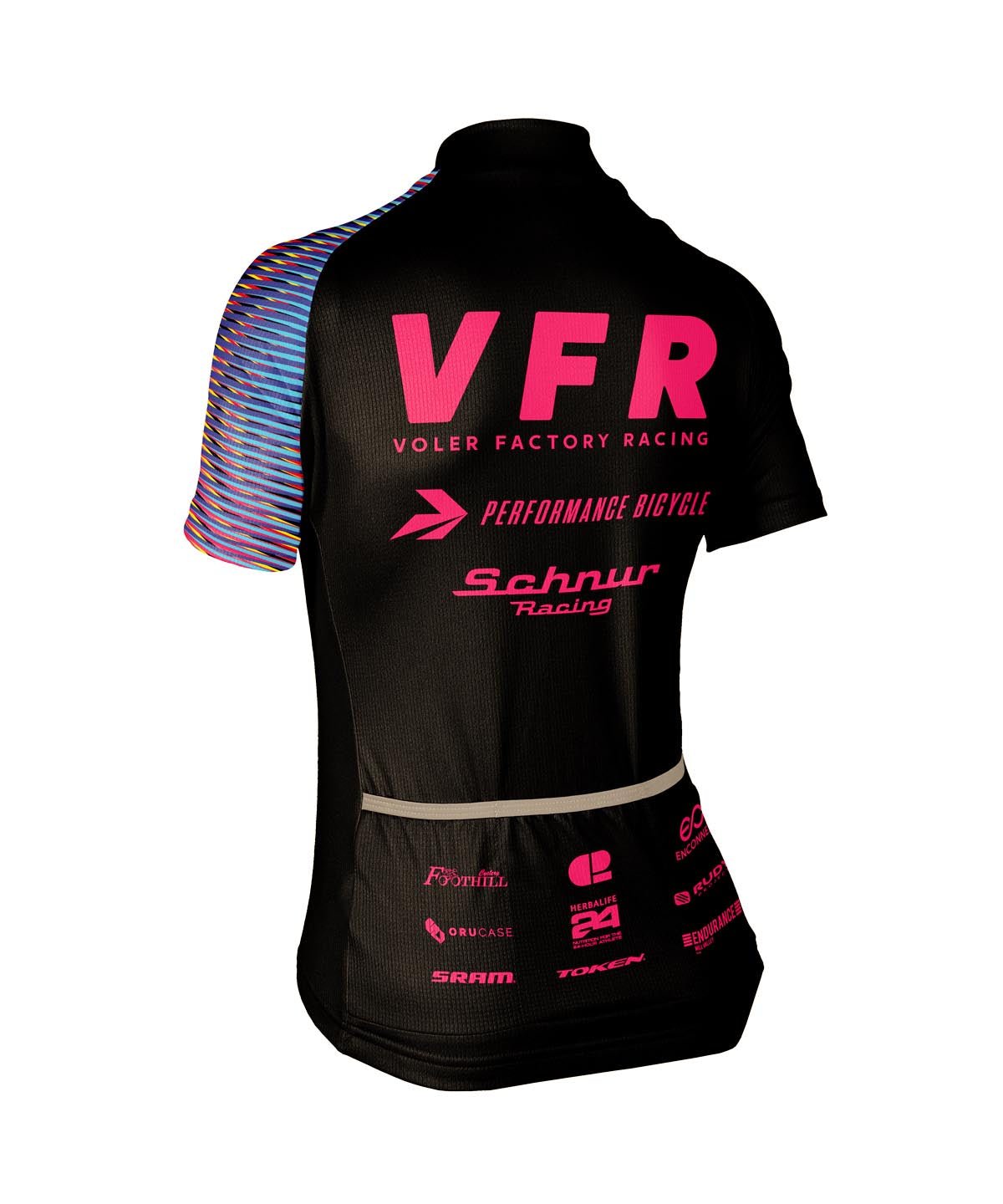 W. PELOTON JERSEY - VOLER FACTORY RACING - Voler - BLACK - 1T20217BLK