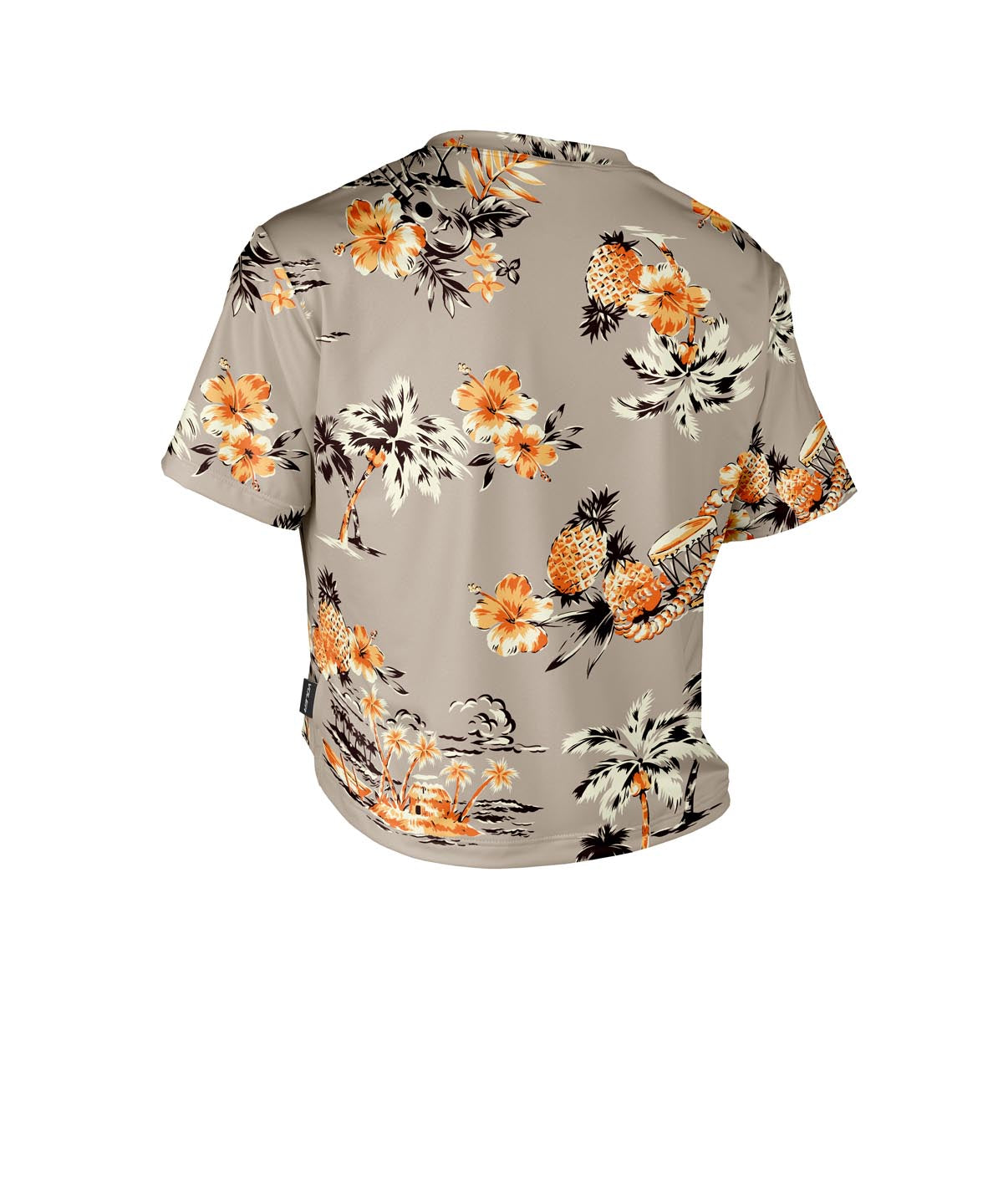 W. CROP TEE - LOTO BLANCO