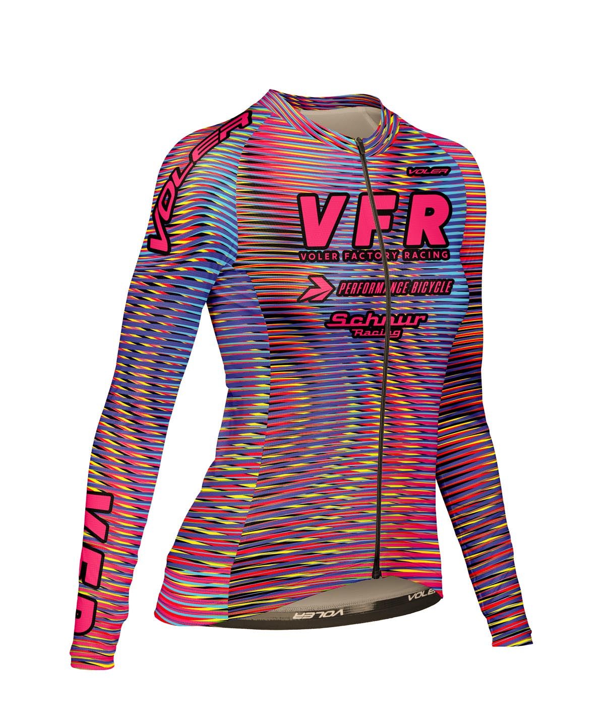 W. VELOCITY AIR LS JERSEY - VOLER FACTORY RACING - Voler - PRINT - 1T20216PRT