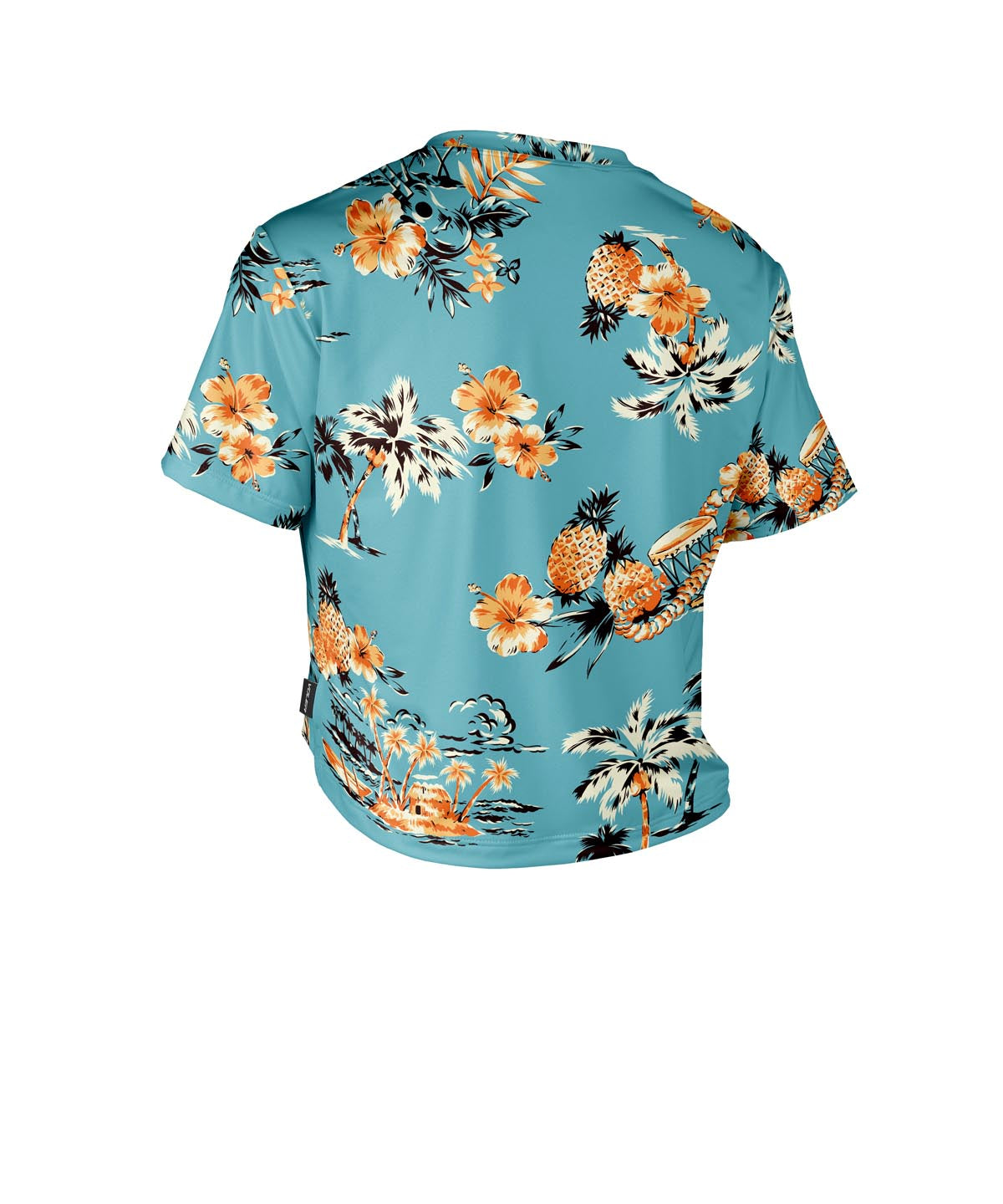 W. CROP TEE - LOTO BLANCO