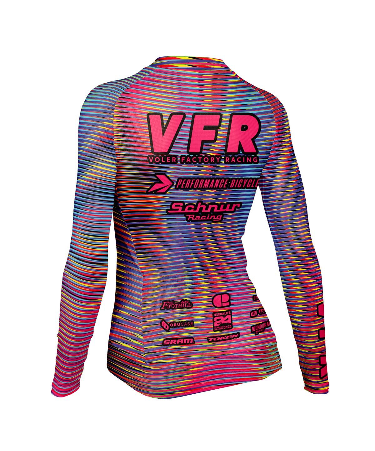 W. VELOCITY AIR LS JERSEY - VOLER FACTORY RACING - Voler - PRINT - 1T20216PRT