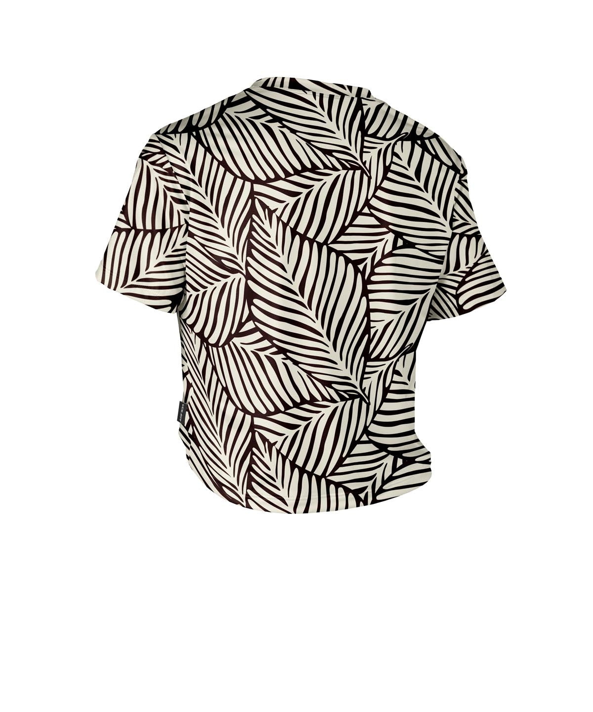 W. CROP TEE - LOTO BLANCO