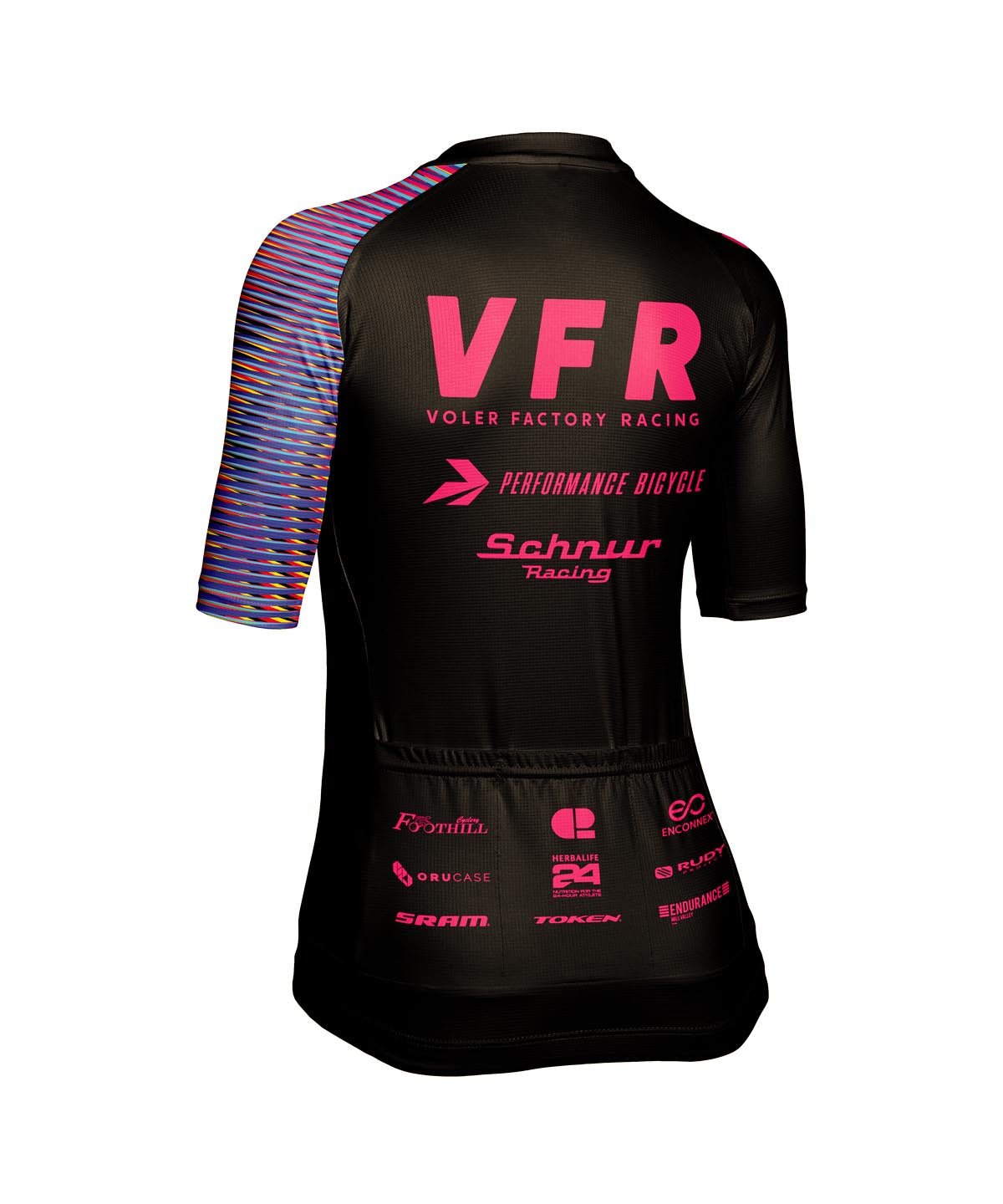 W. VELOCITY AIR JERSEY - VOLER FACTORY RACING - Voler - BLACK - 1T20215BLK