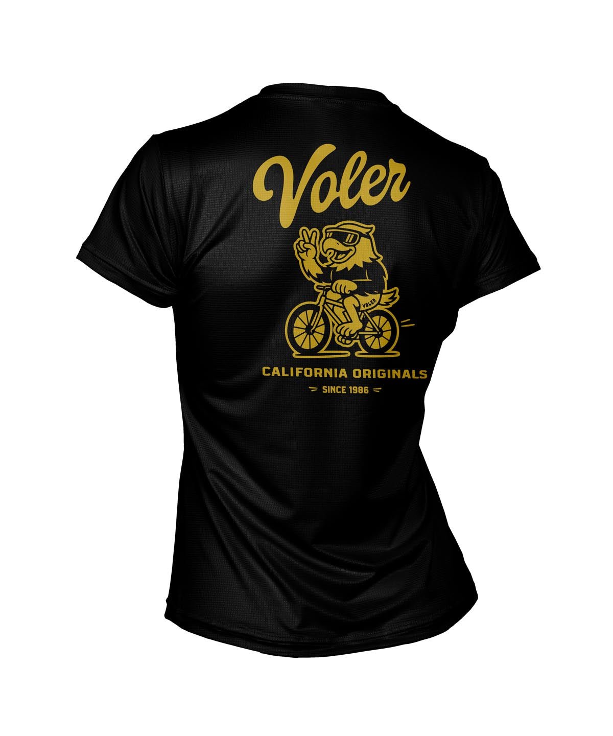 W. ENDURANCE AIR TEE - AERO THE EAGLE - Voler - BLACK - 1T2023TBLK