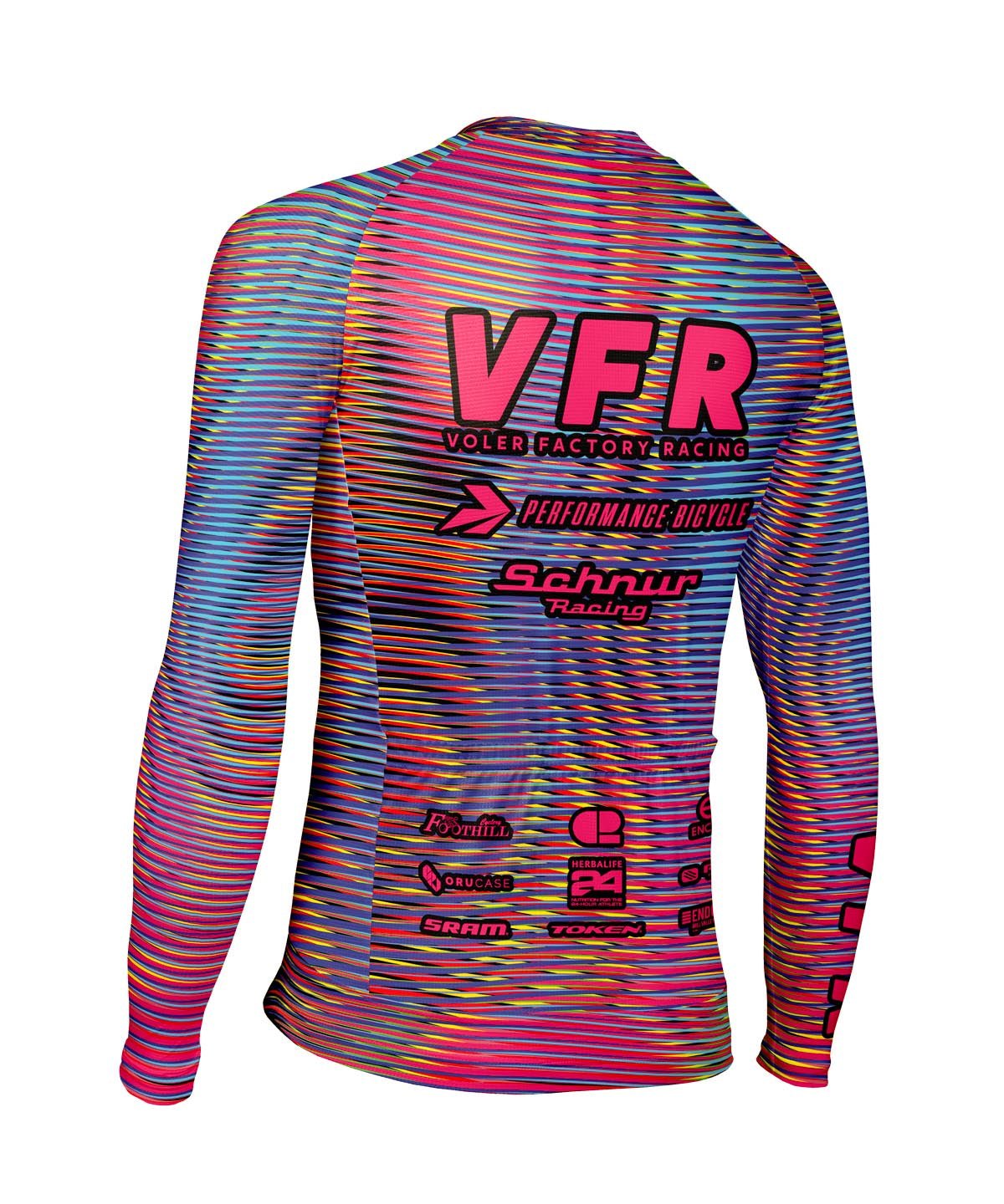 M. VELOCITY AIR LS JERSEY - VOLER FACTORY RACING - Voler - PRINT - 1T10216PRT