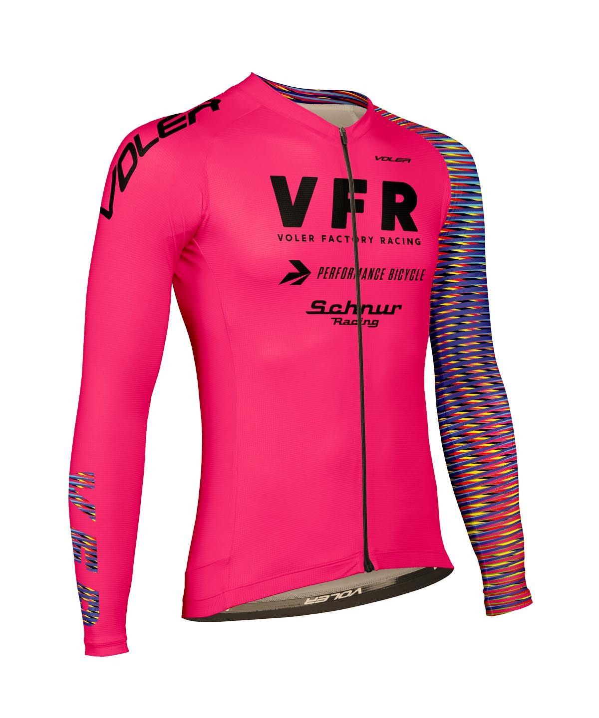 M. VELOCITY AIR LS JERSEY - VOLER FACTORY RACING - Voler - HYPER PINK - 1T10216HYP