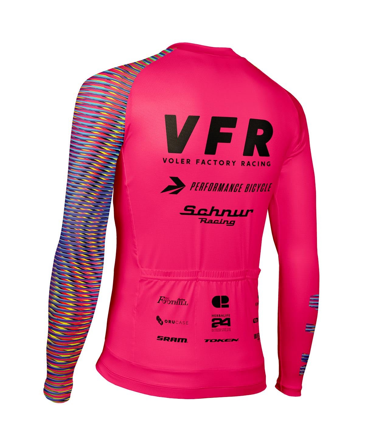 M. VELOCITY AIR LS JERSEY - VOLER FACTORY RACING - Voler - HYPER PINK - 1T10216HYP