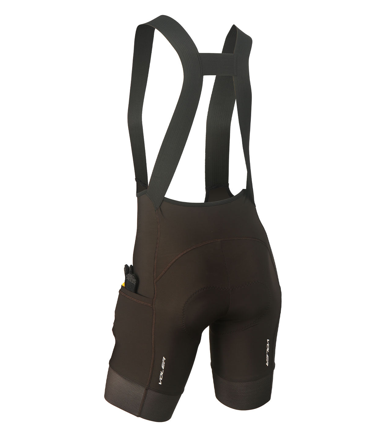 W. BLACK LABEL CARGO DROP TAIL BIB - ESPRESSO