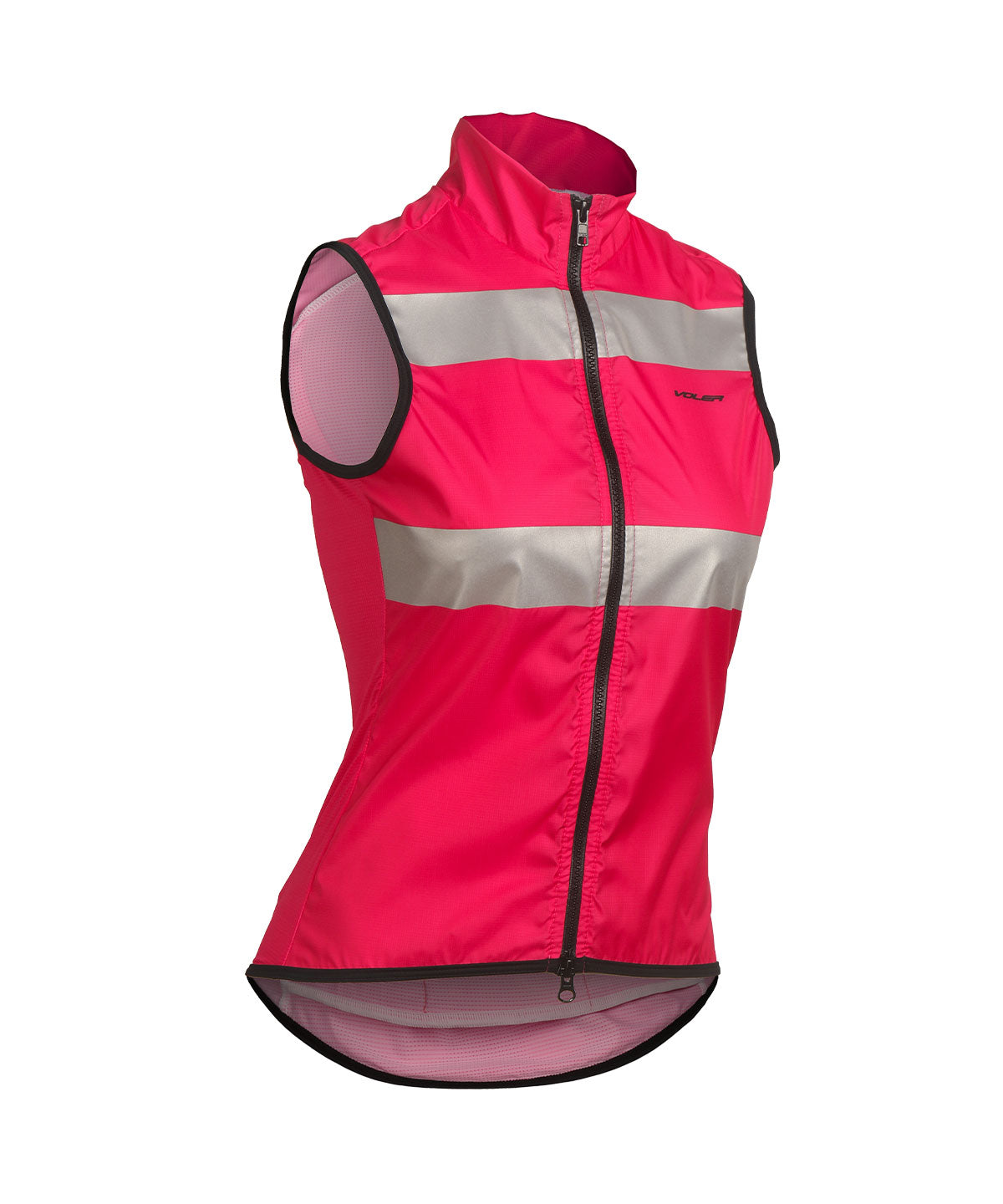 W. REFLECTIVE WIND VEST 26 - HOT MAGENTA