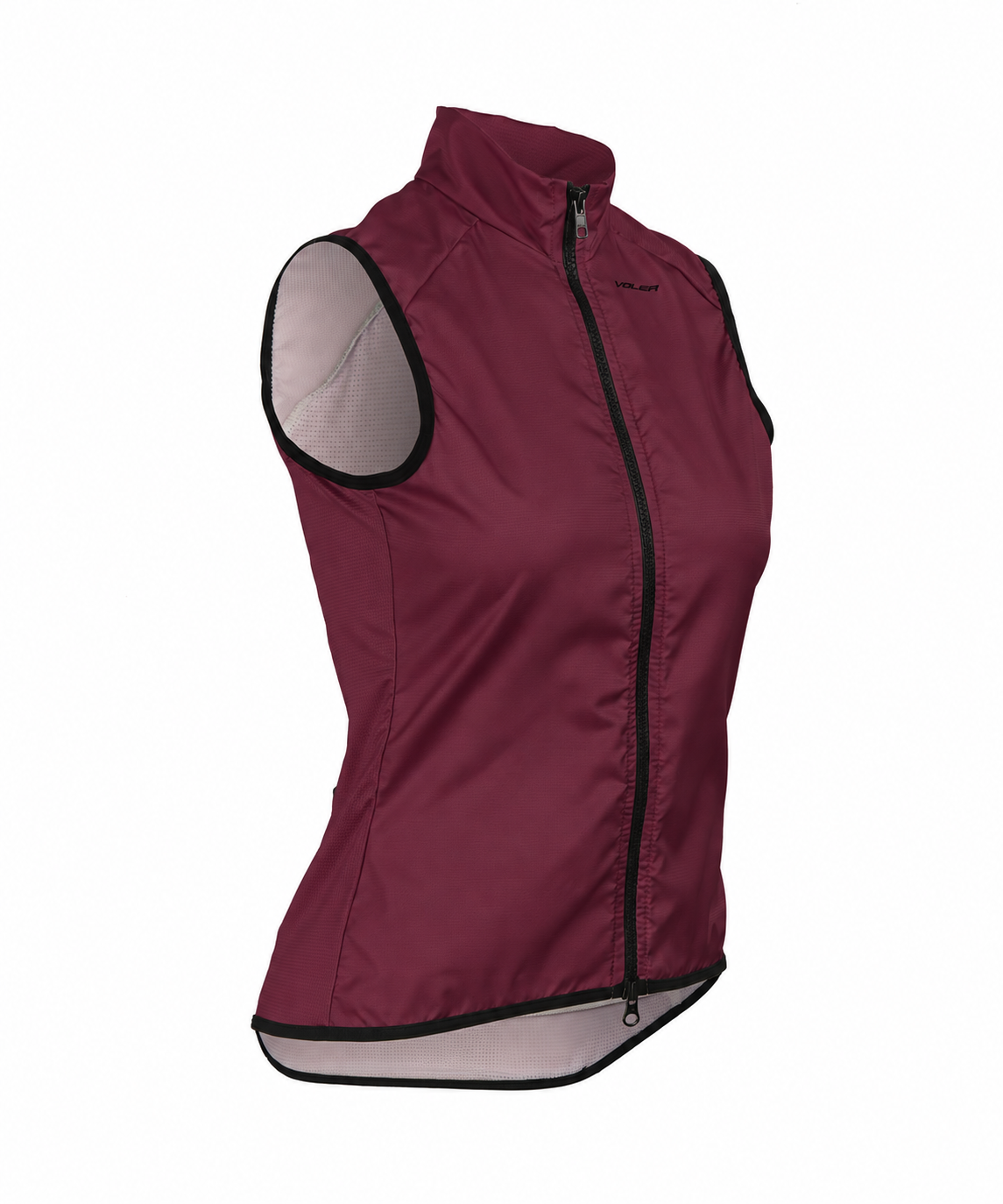 W. WIND VEST - BURGUNDY