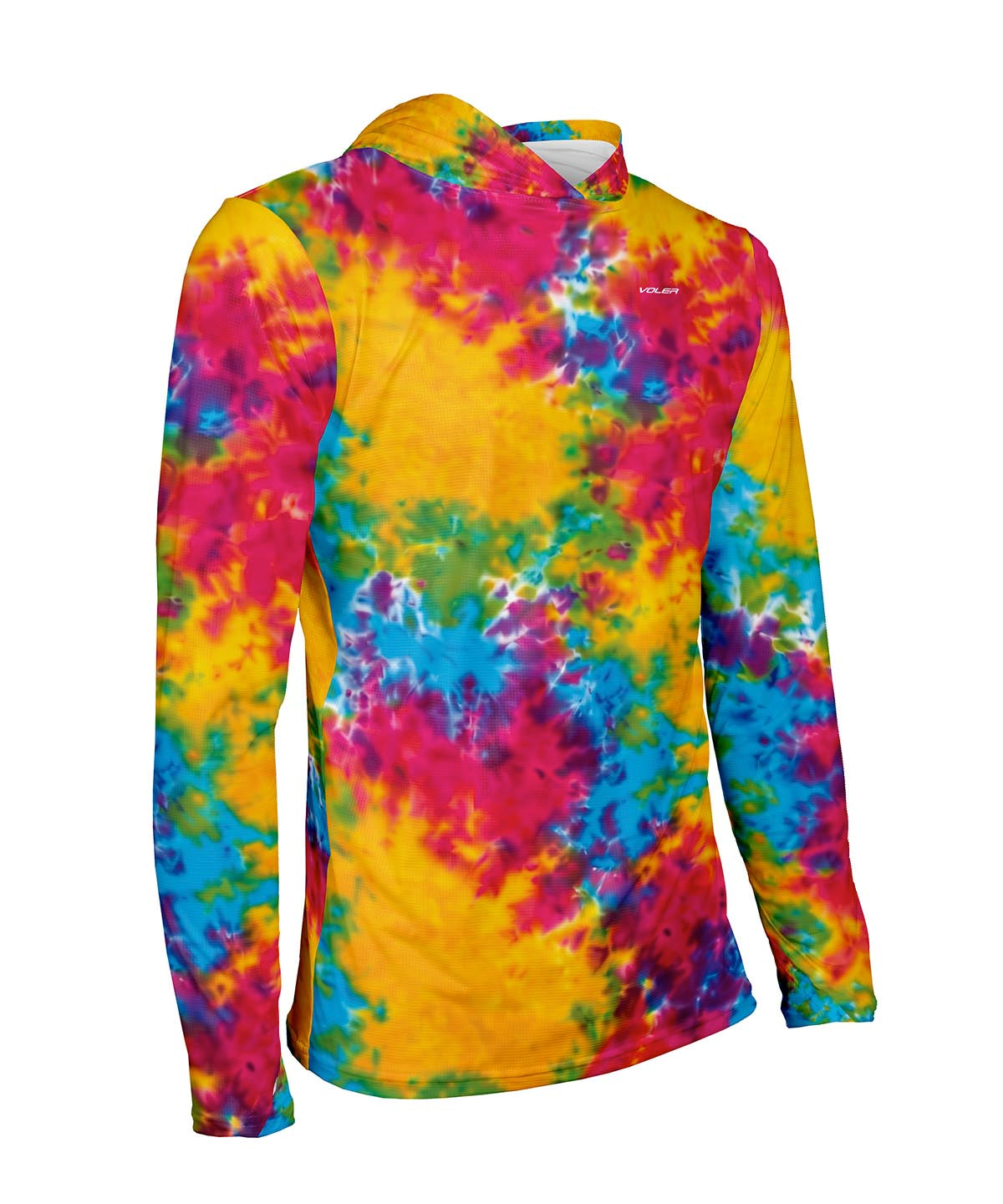 M. ENDURANCE AIR SUN HOODIE - CRYSTAL TIE DYE